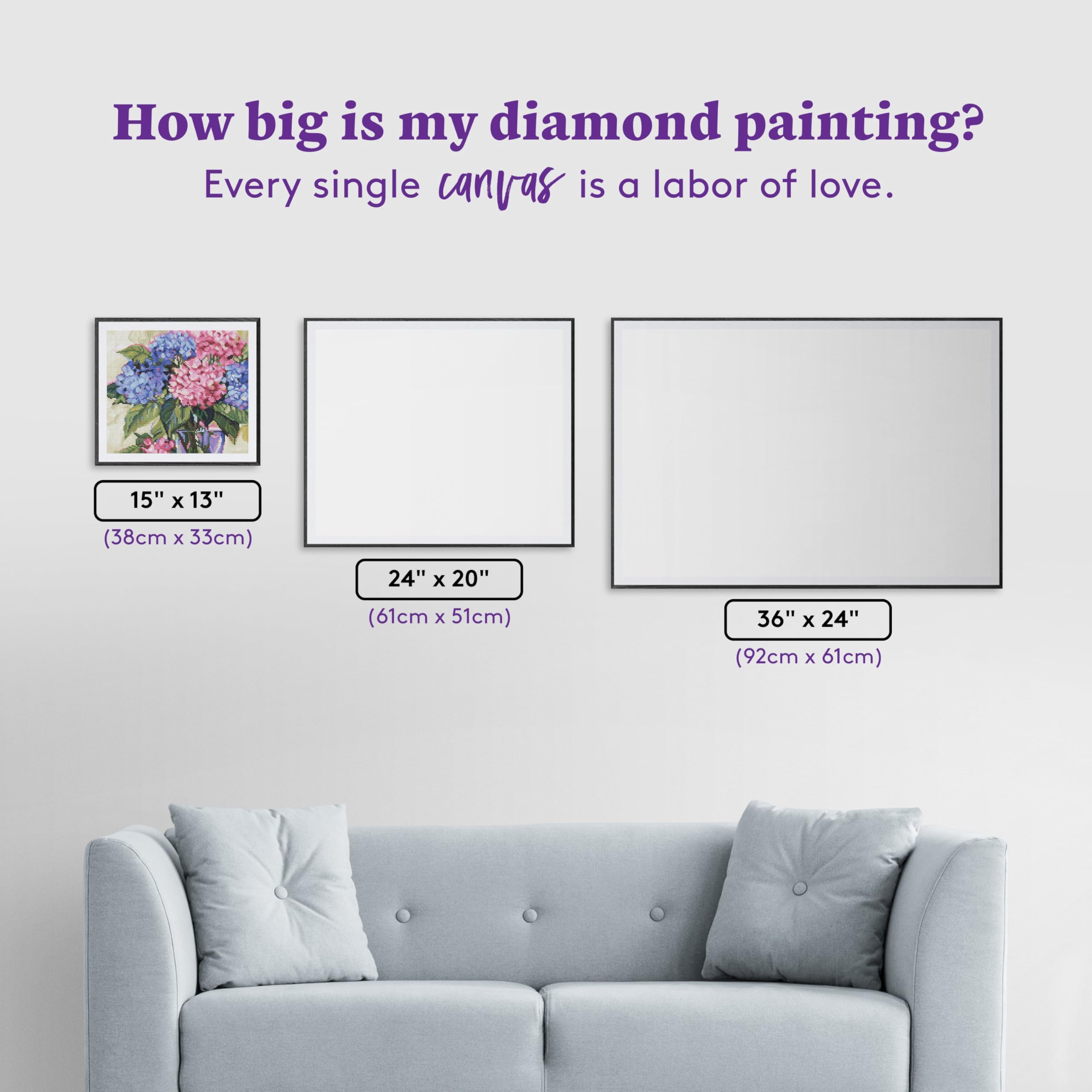 Amazon.co.jp: DIAMOND ART CLUB アジサイダイヤモンドペインティング